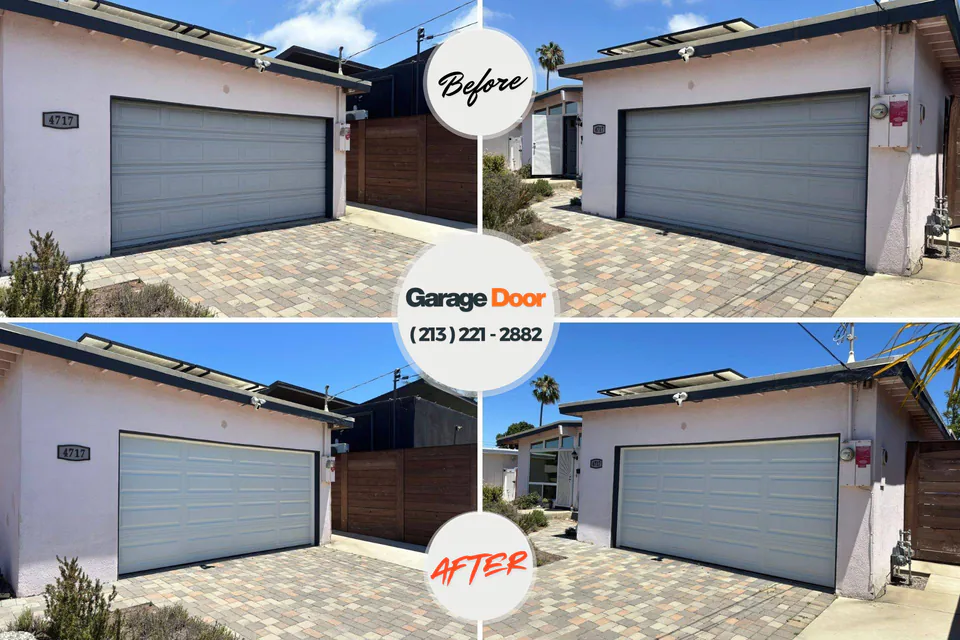 Before and after: garage door repair near me Hedwig Village